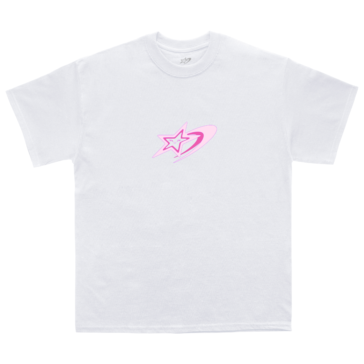 DREAMBOY White Star Logo Tee
