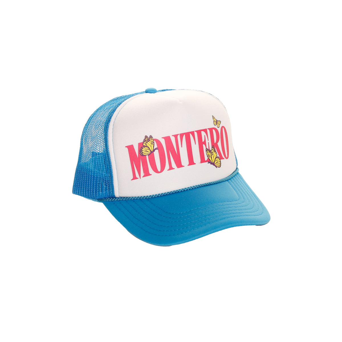 MONTERO Neon Blue Trucker Hat