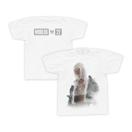 Lil Nas X x League of Legends Worlds 2022 White T-Shirt